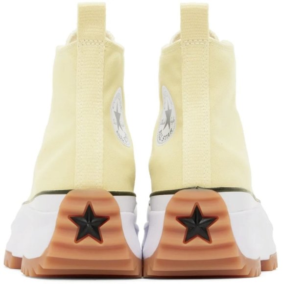 Converse Run Star Hike Hi Sneakers Yellow US Men's size 12 Women's 13.5 EUR 46.5 - Picture 4 of 7